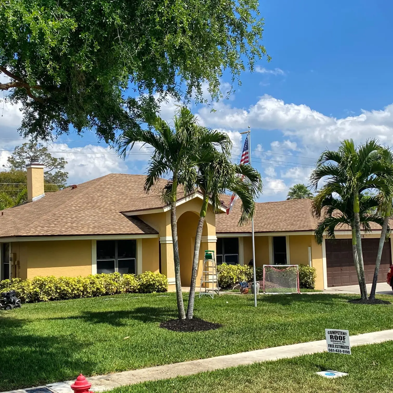 Competent Roof Services completed roof in South Florida