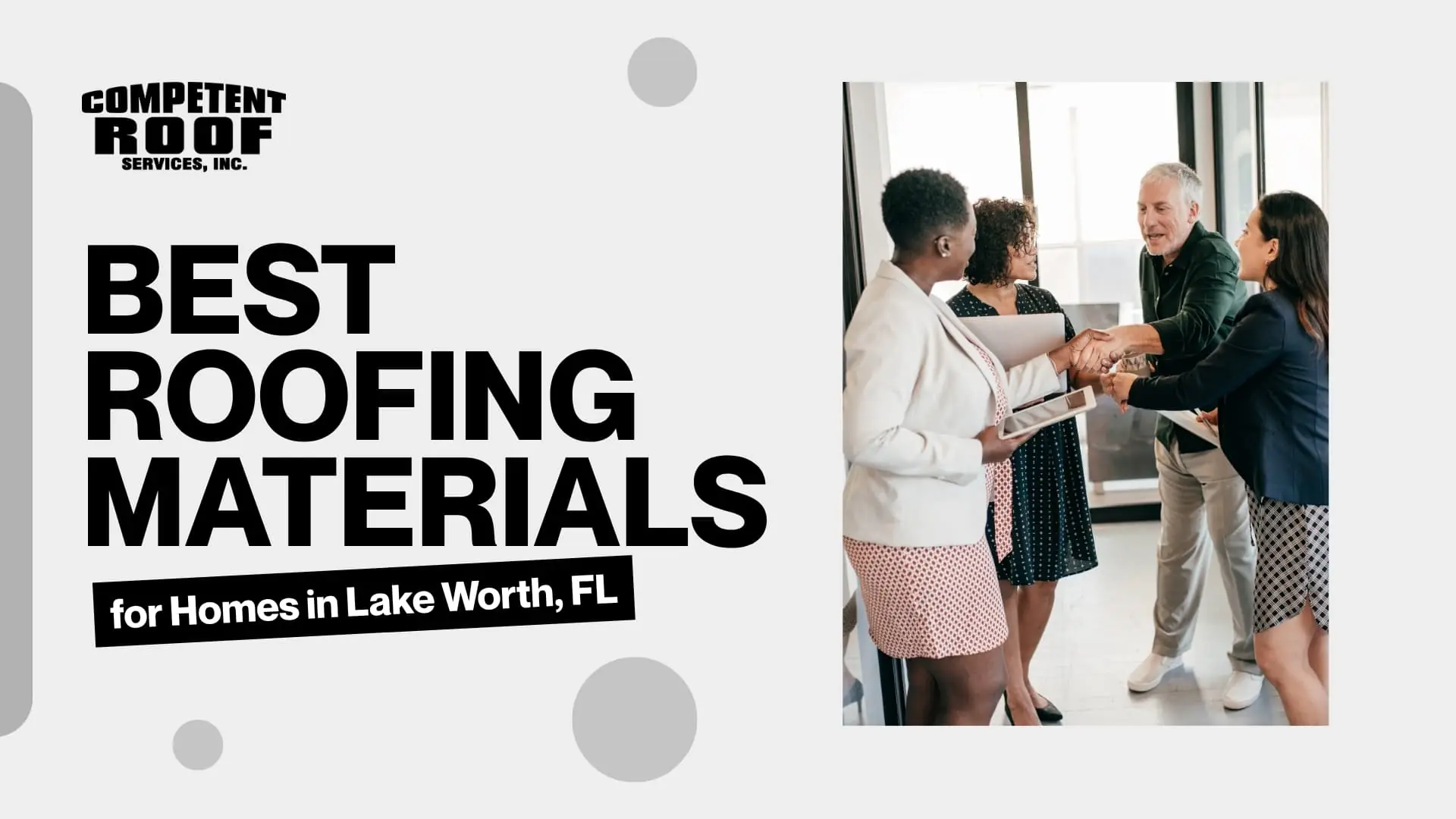 Best Roofing Materials for Homes in Lake Worth, FL